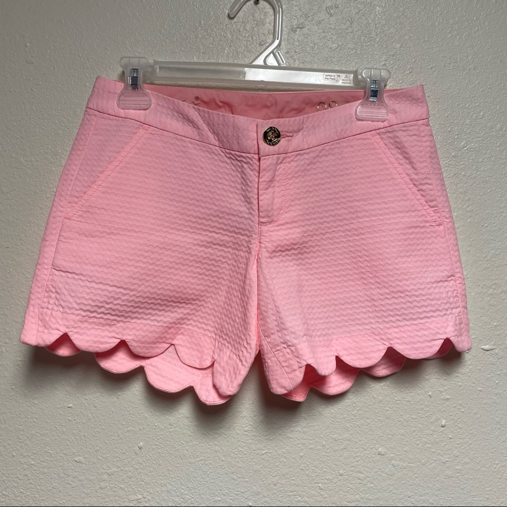 Lilly Pulitzer The Buttercup Shorts coral pink